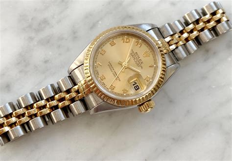 rolex gold damen lederarmband|Rolex damenuhr.